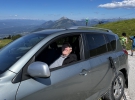 Krvavec, Peter Slatnar pa kar z avtom