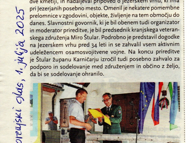 Gorenjski glas, 1.7.2025