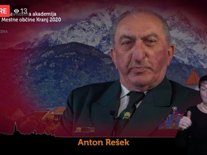 Anton Rešek, častni občan MO Kranj